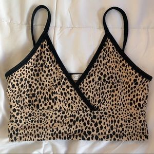 brandy melville cheetah amara tank